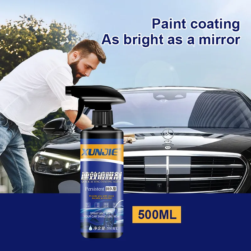 500ML Car Coating Spray Nano Quick Coating Agent Luxury Mirror
