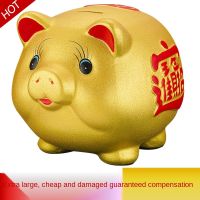 Ceramic golden pig piggy bank can save desirable adult children could not only into the money box supersize piggy bank furnishing articles