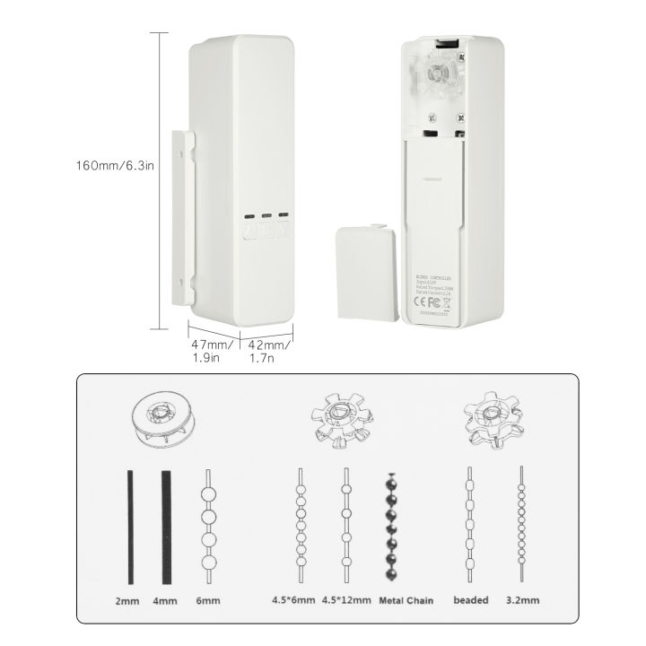 wifi-tuya-diy-smart-motorized-chain-roller-blinds-shade-shutter-drive-motor-app-control-compatible-with-alexa-google-home-voice-control-programmable-electric-curtain-motor