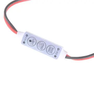 Single Color LED Dimmer with 3-Key RF Remote, DC12-24V, 20A