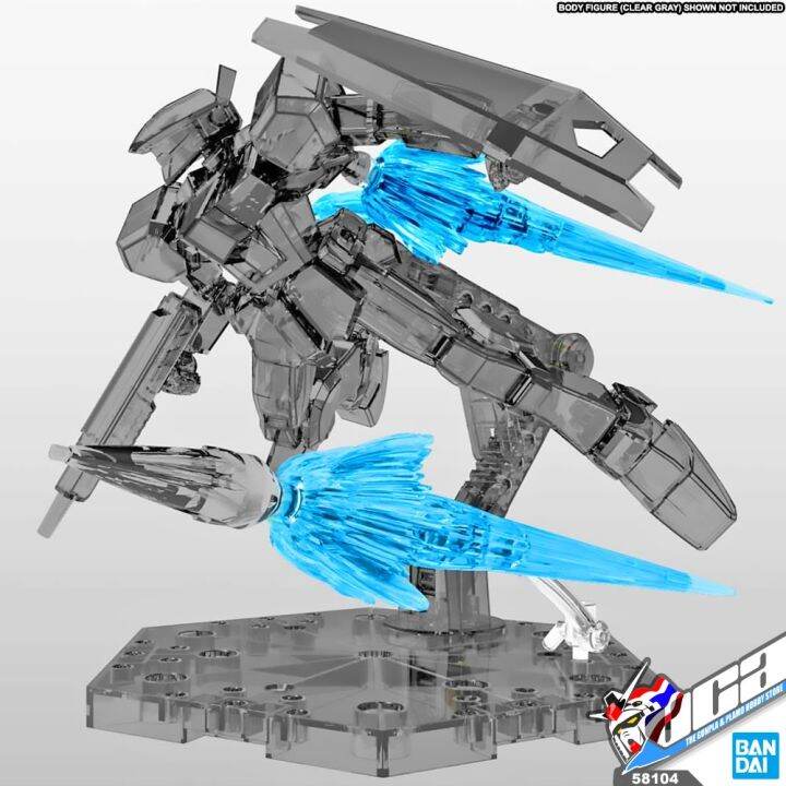 bandai-figure-rise-jet-effect-clear-blue-figure-rise-ฐาน-ขาตั้ง-กันดั้ม-กันพลา-พลาโม-vca-gundam