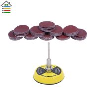 100PCS Sander Disc Sanding Pad Polishing 50mm 40-400 Grit Paper 1pc Hook Loop Plate fit Dremel 4000 Electric Grinder Abrasive