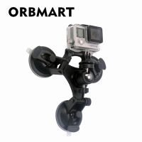 ORBMART หมุนได้ถอดออกได้รถถ้วยดูดแก้ว Sucker ผู้ถือขาตั้งกล้อง Mount Adapter สำหรับ Gopro Hero 5 4 Yi Sport Camera