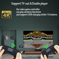 ZZOOI 818 4K Games USB Wireless Console Classic Game Stick Video Game Console 8 Bit Mini Retro Controller HD Output Dual Player HD