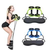 AB Wheels Roller Stretch Elastic Abdominal Resistance Pull Rope Tool Abdominal Muscle Trainer Exercise Home Fitness Equipment