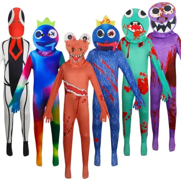 Game Rainbow Friends Costume Kids Blue Red Green Monster Wiki