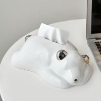 Cute Bear Tissue Box Nordic Home Decoration Art Living Room Desktop Storage Decoration Ceramic Tissue Box Napkin Tissue Holder