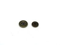 【cw】 30pcs 12mm/18mm Zinc metal alloy Sewing Metal Buttons Round Antique Bronze 4 Holes metal button ！