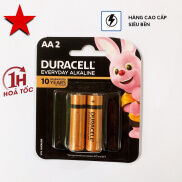 1 Vỉ Pin AA LR06 Pin tiểu Duracell alkaline  vỉ 2 viên  chính hãng