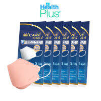 Hi-Care Plus4 ไฮแคร์ หน้ากากอนามัย 3 มิติ ทรงเกาหลี (แพ็ค 6 ซอง) สีคอปเปอร์ #125955