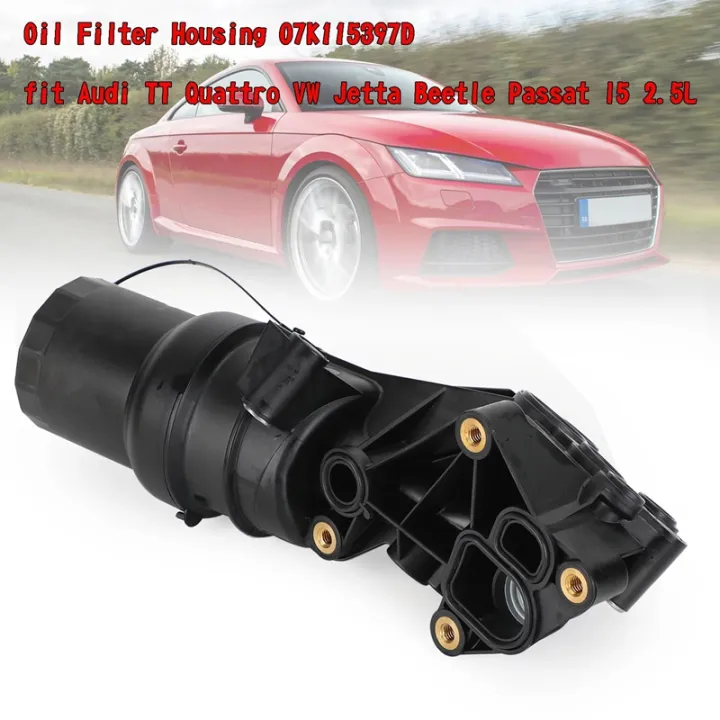 Oil Filter Base Housing Replace 07K115397D for VW Golf & Jetta