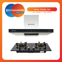 DYNAHOME ชุดเซ็ทเครื่องดูดควันและเตาแก๊ส DYNAHOME SET  DH-0490-T + DH-2BTG