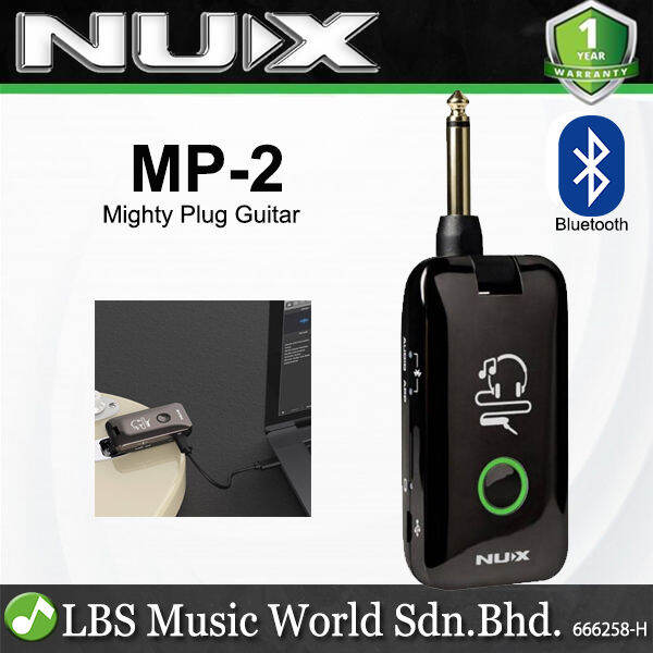 Nux Mighty Plug Pro Silent Guitar and Bass Amp Modeller Headphone