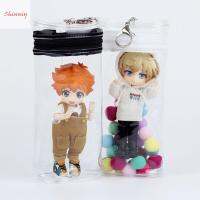 SHINNIY กระเป๋าตุ๊กตา BJD สะพายหลัง Ob11ใส GSC กันน้ำได้สำหรับตุ๊กตา Molly กระเป๋าใส่ตุ๊กตากระเป๋า Obitsu11ตุ๊กตาแพ็คเก็ตออกไปข้างนอก