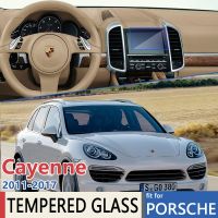 for Porsche Cayenne 92A MK2 2011 2017 Car Navigation GPS Ultra-Thin Film Touch Full Screen Protector Tempered Glass Accessories