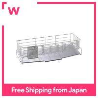 Shimomura Kihan Made In Japan Dish Drainer Basket Slim Drainer Basket ผู้ถือแก้วตะเกียบกระเป๋าประหยัดพื้นที่ความลึก58ซม. 41494