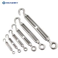 M4 M5 M6 M8 M10 M12 Stainless Steel 304 Adjust Chain Rigging Hooks Eye Turnbuckle Wire Rope Tension Device Line Oc Oo Cc Type