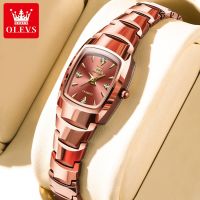 OLEVS 7006 Waterproof Fashion Women Wristwatch Quartz Tungsten steel Band Watch For Women