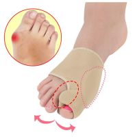 แผ่นรองสำหรับดูแลเท้าสนับแข้งที่คั่นนิ้วเท้าซิลิโคน Hallux Valgus Bunion ถุงเท้าสำหรับเล็บเท้าแก้ไขยืดให้ตรง