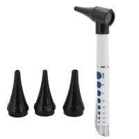 แพทย์ Otoscope หูฟังเลนส์แว่นขยาย LED Light ไฟฉายเครื่องมือวินิจฉัย3pcs เปลี่ยนหัว Health Care