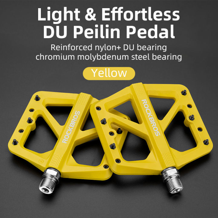 rockbros-ultralight-bike-bicycle-pedals-seal-bearings-cycling-nylon-road-bmx-flat-platform-pedal-bike-accessories-mtb-pedals