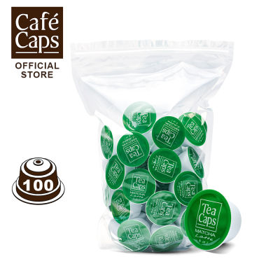 TeaCaps - Matcha Latte 3 in 1 Nescafe Dolce Gusto Capsule Compatible (1 Bag X100 capsules แคปซูล) by Cafecaps - MATCHA latte แนะนำสินค้าใหม่ มัทฉะลาเต้แคปซูลที่สามารถใช้กับเครื่องDolce Gusto!