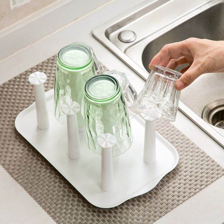 like-activities-ที่วางแก้วขวดแก้วที่ทนทาน-dryingshelf-cup-dish-drain-rack-hanger-organizer-stand