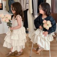 CUTE BABY?พร้อมส่ง?ชุดเดรสเด็กผู้หญิง เสื้อเเจ็กเก็ตยีนส์เด็ก ชุดกระโปรงเด็ก(642)