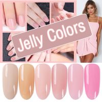 สีทาเล็บเจล Milan Jelly Sweet Color Series Nail Gel Polish สีเจลลี่หวานแหวว ขนาด 15 ml.