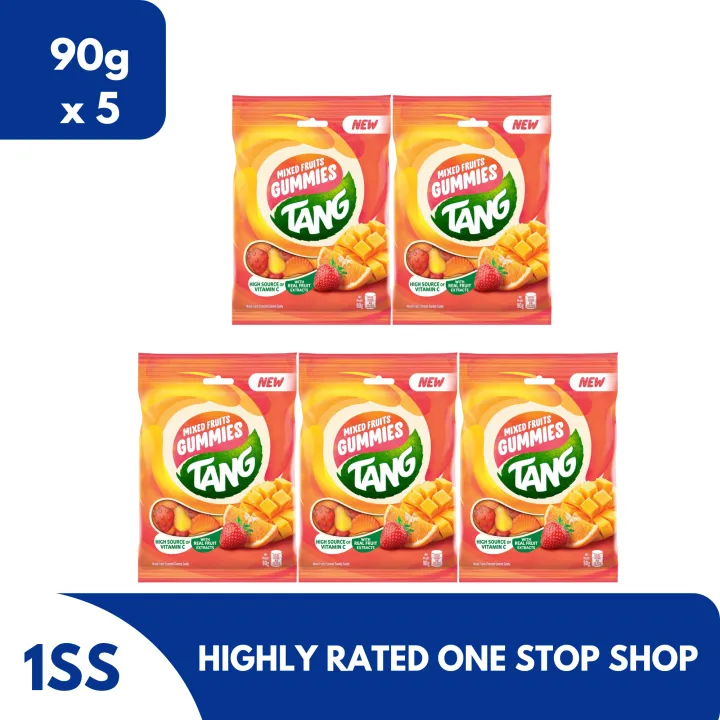 Tang Gummies Mixed Fruit, 90g set of 5 Lazada PH