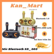 Mic Hat Karaoke Sd-303- Loa Bluetoth Karaoke Mini không dây. Loa nhật công