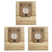 60 Pcs Vacuum Cleaner Kraft Paper Dust Bags Dual Filter Dust Bag Fit for Z1480 ZC1120 ZC1120B