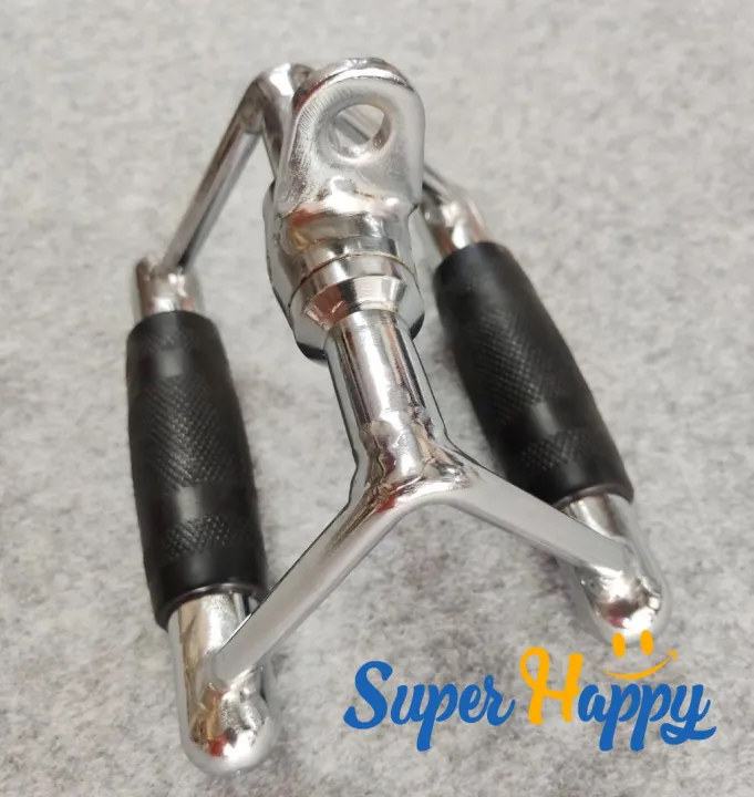 อุปกรณ์ฟิตเนส อุปกรณ์เล่นกับเคเบิล V grip triangle 2 V bar Double Grip