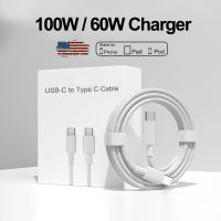 Asal PD 100W 60W Jenis-C untuk Jenis C Super Cepat Mengecas Kabel untuk Samsung Xiaomi Redmi USB C Pengecas Aksesefon