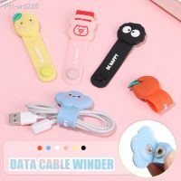 Multifunction Cartoon Clips Wire Cord Winder Data Line Storage Earphone Winder Data Cable Organizer Cable Protector