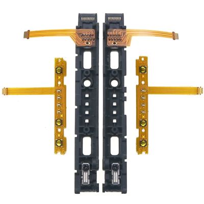 Replacement LR Slide Left Right Slider Rail with SL SR Flex Cable for Nintend Switch NS Joy-Con JoyCon Controller