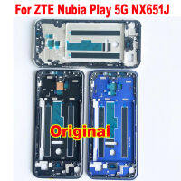 Asal Sokongan Perumahan แผงหน้าปัด Debanbingkai Tengah Chessic Untutu ZTE Nubia Main 5G NX651J Tiada Skrin LCD