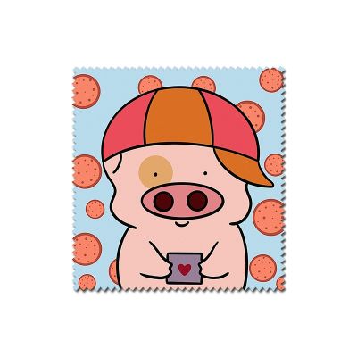 McDull E77641 Jewelry Tools Anime Customized Glasses Cleaning Cloth Cartoon Eyewear Accessories Unisex