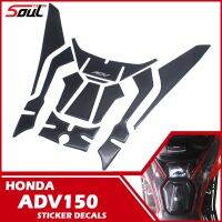 For Honda ADV 150 2019 2020 2021 Motorcycle 3D Gel Fuel Tank Pad Sticker Engine Protection Decorative Sticker Decals Kit Fits