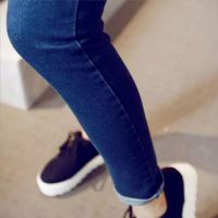 winners Women Elastic Waist Pencil Jeans Denim Pants