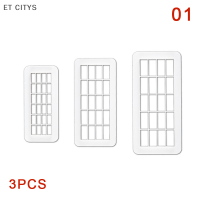 ET CITYS ที่ตัดคุกกี้ฟองดองท์1ชิ้นที่ตัดคุกกี้ทรงสี่เหลี่ยมรูปทรงเรขาคณิตตัวตัดบิสกิตสำหรับตกแต่งเค้กวันเกิดคัพเค้ก