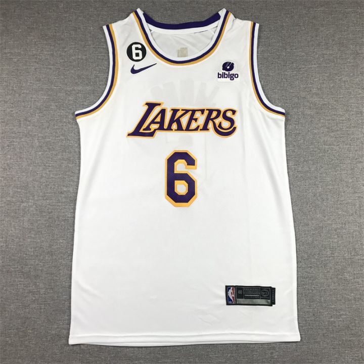 เสื้อกีฬาบาสเก็ตบอล-ลายทีม-los-angeles-lakers-lebron-james-gold-swingman-สําหรับผู้ชาย-2023