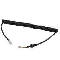 3X Car Hand Speaker Microphone Replacement Mic Cables Cord Wire for YAESU MH-48A6 for Car Radio Talkie Walkie Telephone