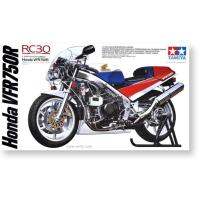 รุ่นรถ TAMIYA ประกอบแล้ว1/12รุ่นฮอนด้า VFR750R รถจักรยานยนต์รุ่นโปร่งใส14057