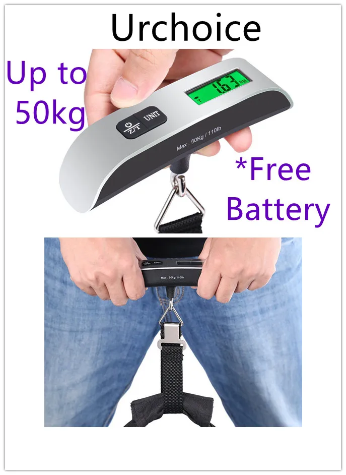 ELECTRONIC! Luggage Scale Travel Luggage Scale Bag Scale Timbang Beg Travel  Penimbang Beg Elektronik Up to 50kg Weight