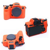 เคส A7M4ซิลิโคนสำหรับตัวกล้อง DSLR แบบพื้นผิวกันลื่นเคสหุ้มปกป้องผิว A7IV กระเป๋าสำหรับ Sony A7กล้องดิจิตอล IV