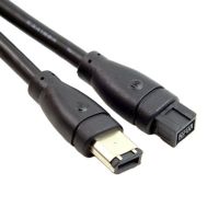 AA 9 PIN / 6 PIN BETA Firewire 800 1394 Firewire 400 9-6  IEEE 1394B 1.8M 6FT 180Cm Black 3M 5M