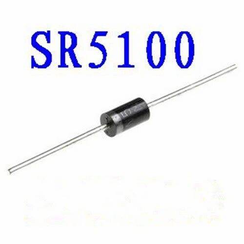 SR5100 SB5100 MIC Schottky Barrier Diode Dioda SR510 Do-201 100V 5A ...