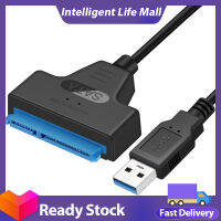 USB 3.0อะแดปเตอร์ซาต้าสายเคเบิลเร็วมากถ่ายโอนข้อมูลสายเคเบิ้ล SATA แปลงพร้อมพอร์ตไฟสำหรับ SSD ไดรฟ์ HDD 2.5"