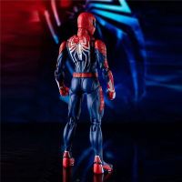 ZZOOI Avengers SHF Spider Man Upgrade Suit PS4 Game Edition SpiderMan Action Figure Collectable Model Toy